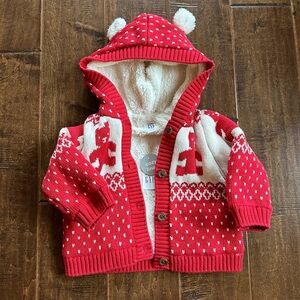NWT Gap Cozy Sherpa Sweater, 6-12 months